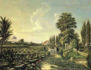 View of the Garden at Belfield by Charles Willson Peale