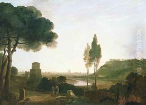 Rome and the Ponte Molle, 1754