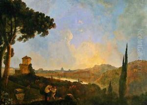 A View of the Tiber with Rome in the Distance, c.1770-80