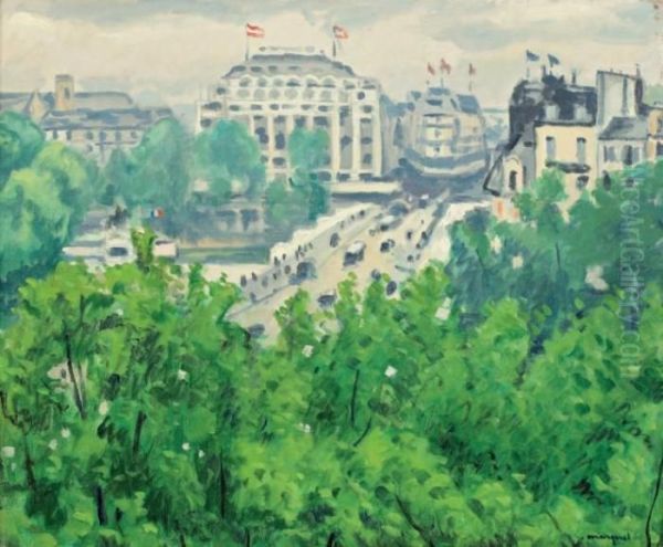 Le Pont Neuf Et La Samaritaine. - view 1