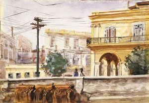 Havana, Cuba by Reginald Marsh