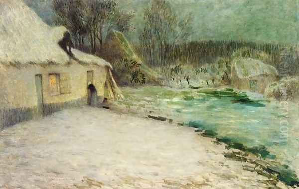Snowy Evening, Etaples - view 1