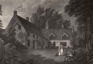 Nelson's birthplace, illustration from The Life of Nelson by Robert Southey (1774-1843) first published 1813 Nelson's birthplace, illustration from The Life of Nelson by Robert Southey (1774-1843) first published 1813