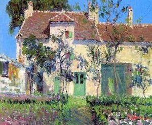 The Garden Behind the House by Gustave Loiseau