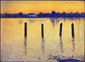 Sailboats on the River Scheldt