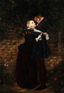 'a Huguenot On St. Bartholomew's Day' by Sir John Everett Millais