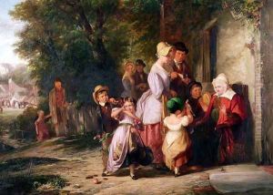 Returning from the Fair by Thomas Webster