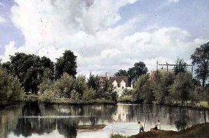 River landscape, Suffolk by Frederick Waters Watts