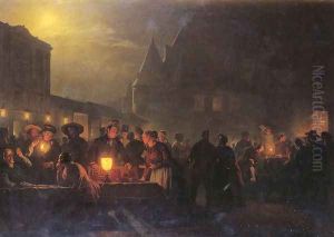 The Night Fair by Petrus van Schendel