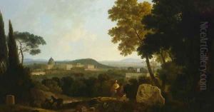 St. Peters and the Vatican from the Janiculum, Rome, 1757
