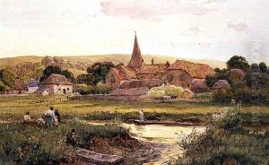 Haytime, Bury Village by Robert Thorne-Waite