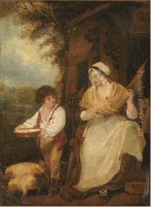 Feeding Time by George Morland