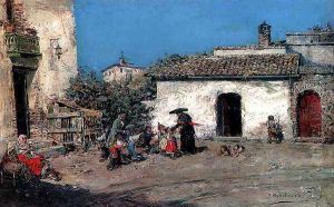 The Priest's Visit by Jose Benlliure Y Gil