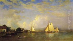 On the Hudson by Francis Augustus Silva