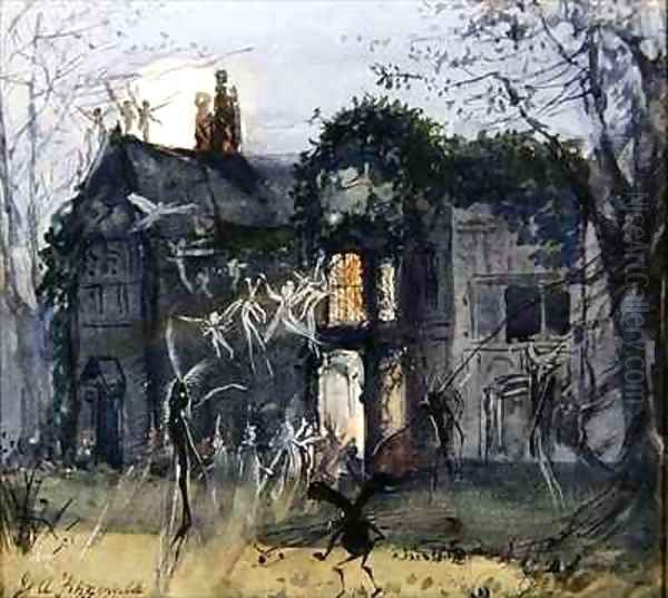 The Old Hall Fairies by the Moonlight - view 1
