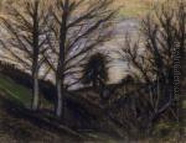 Trees On The Hillside - view 1