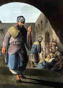 A Maronite Monk and Pilgrims from Views of Palestine