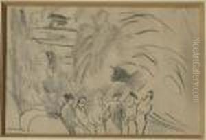 Personnages De Cuba by Jules Pascin