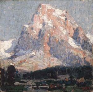 Sunlit Peak by Edgar Alwin Payne