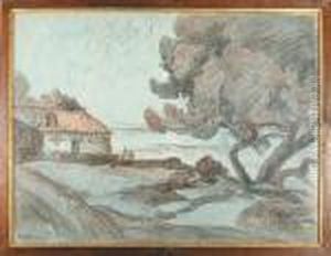 Chata Nad Jeziorem by Jean Misceslas Peske