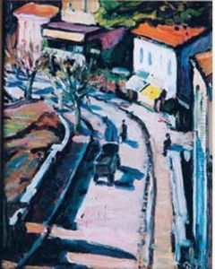 Village Du Midi by Jean Misceslas Peske