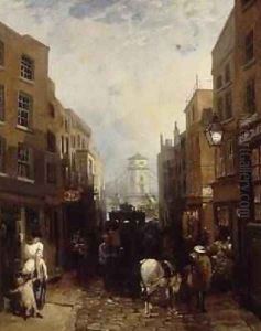 Buckingham Street,Strand,1854 by Edmund John Niemann