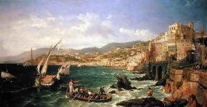 View of Genoa, 1854 by William Parrott
