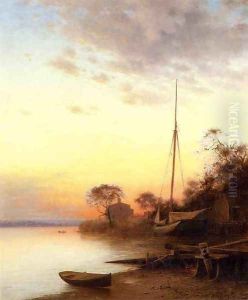 Twilight along the River by Francis Augustus Silva
