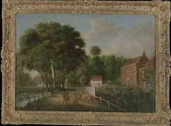 A landscape and figures - view 1