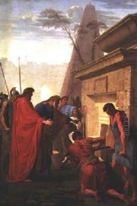 Darius Hystaspes Opens the Tomb of Nitocris by Eustache Le Sueur