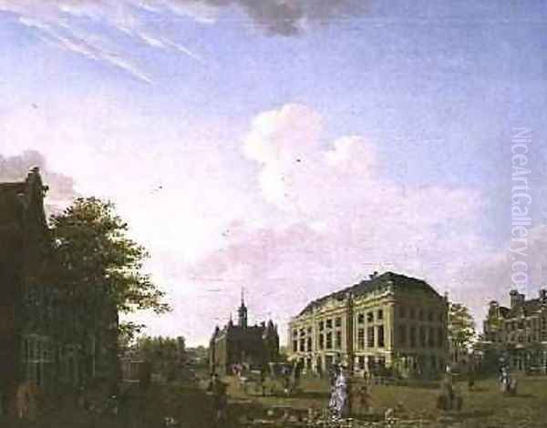 A View on the Leidse plein in Amsterdam, 1778 - view 1