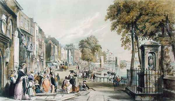 View of Cheyne Walk, Chelsea, 1840 - view 1
