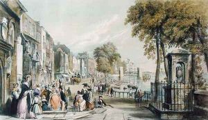 View of Cheyne Walk, Chelsea, 1840 by William Parrott