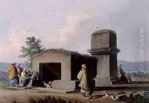 Monument on the Coast of Syria Plate 1 from Views in the Ottoman Dominions 1810 by Luigi Mayer