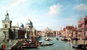 The entrance to the Grand Canal Venice by William James
