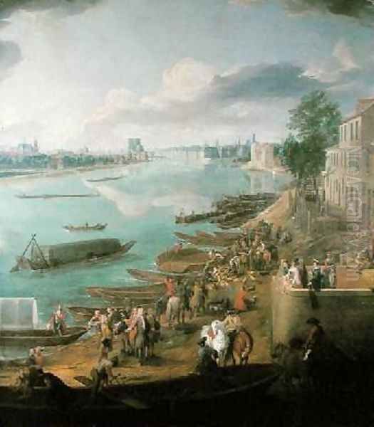 View of Paris from the Quai de la Rapee 2 - view 1
