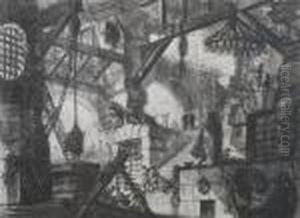 Carceri Xiii: The Well by Giovanni Battista Piranesi