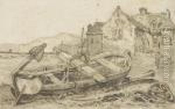 Boat On A Beach - view 1