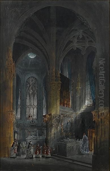 The Lady Chapel, St. Pierre, Caen - view 1