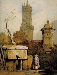 At Andernach Sp by Samuel Prout