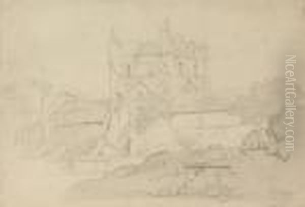 Ewenny Priory, Glamorgan - view 1
