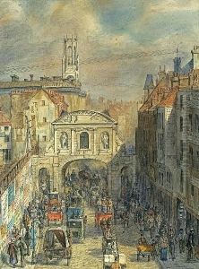 Parisian Street Scene by Samuel Prout