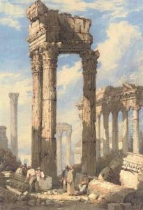 The Temple Of Saturn And The Temple Of Vespasian by Samuel Prout