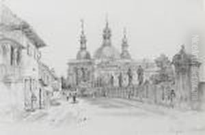 St. Nicholas Church From The Charles Bridge, Prague St. Nicholas Church From The Charles Bridge, Prague