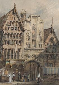 Street Scene, Holland by Samuel Prout