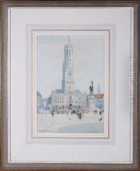 Procession, Bruges - view 1