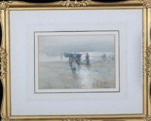 Fishergirls On A Beach Fishergirls On A Beach