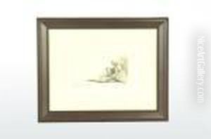 Hombre Desnudo Sentado En El Suelo by Harmenszoon van Rijn Rembrandt