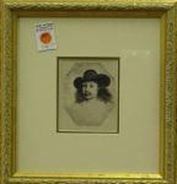 Rembrandt In Velvet Cap And Plume - view 1