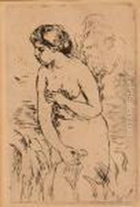 Etching, On Laid Paper, Full Margins
